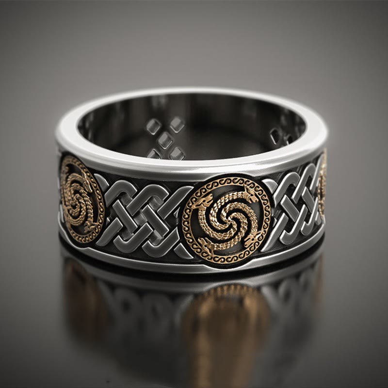 WorldNorse Celtic Knot Dragon Totem Ring - image 4