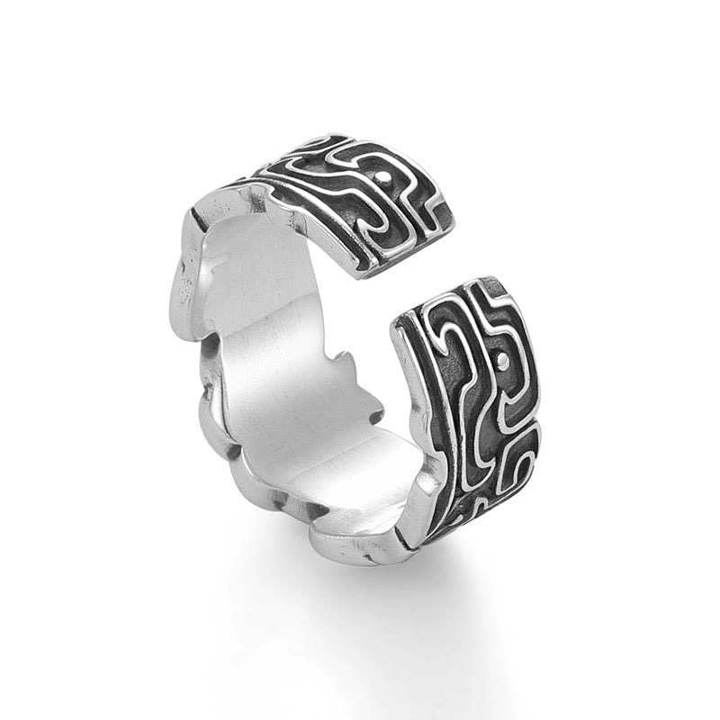 WorldNorse Men Vintage Gluttonous Divine Beast Ring - image 3