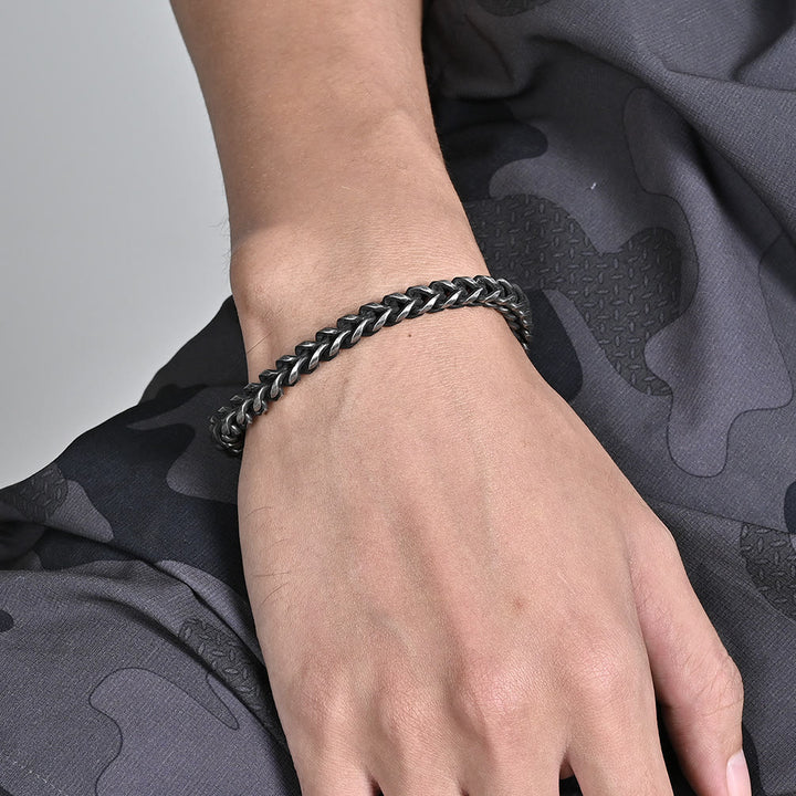 WorldNorse Vintage Link Stainless Steel Bracelet - image 1