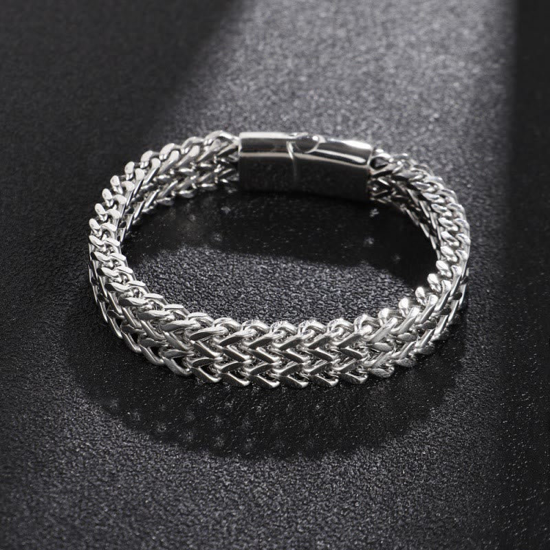 WorldNorse Classic Double Row Wheat Chain Bracelet - image 10