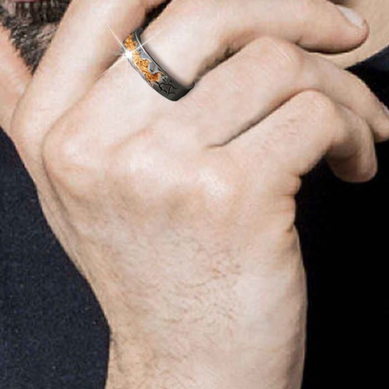 WorldNorse Vintage Burning Fire Ring - image 3