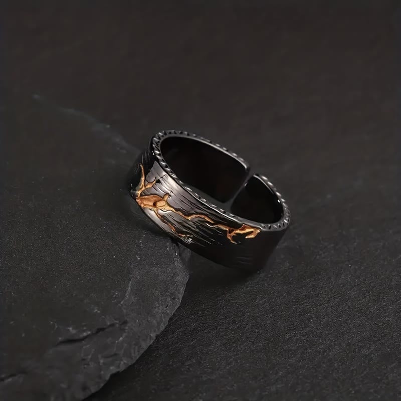 WorldNorse Golden Stone Ring - image 3