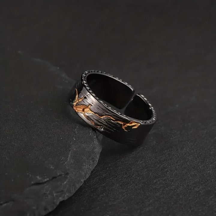 WorldNorse Golden Stone Ring - image 3
