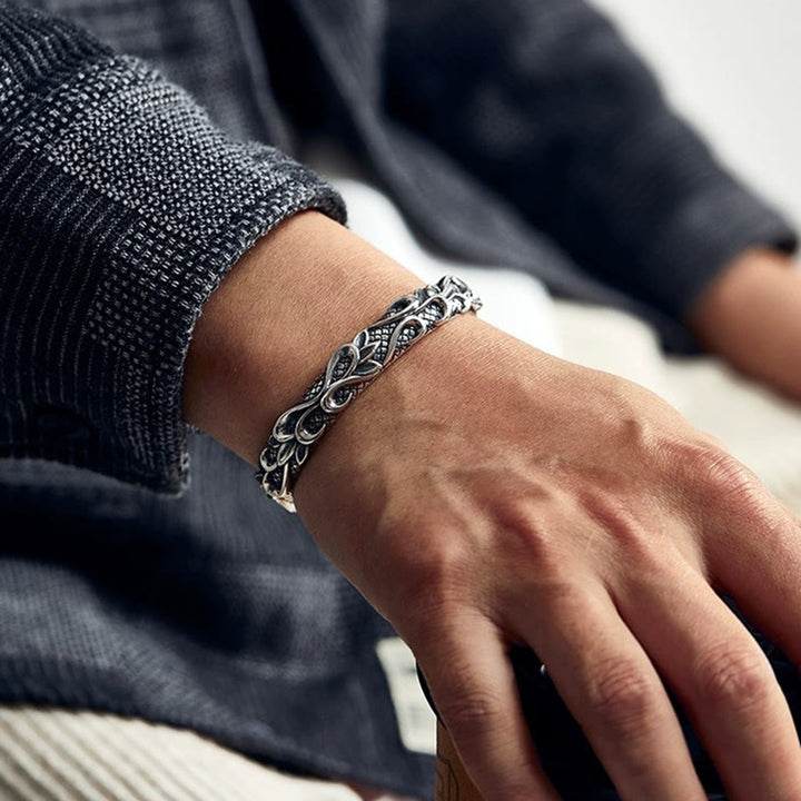 WorldNorse Dragon Scale Vine Totem Bracelet - image 2