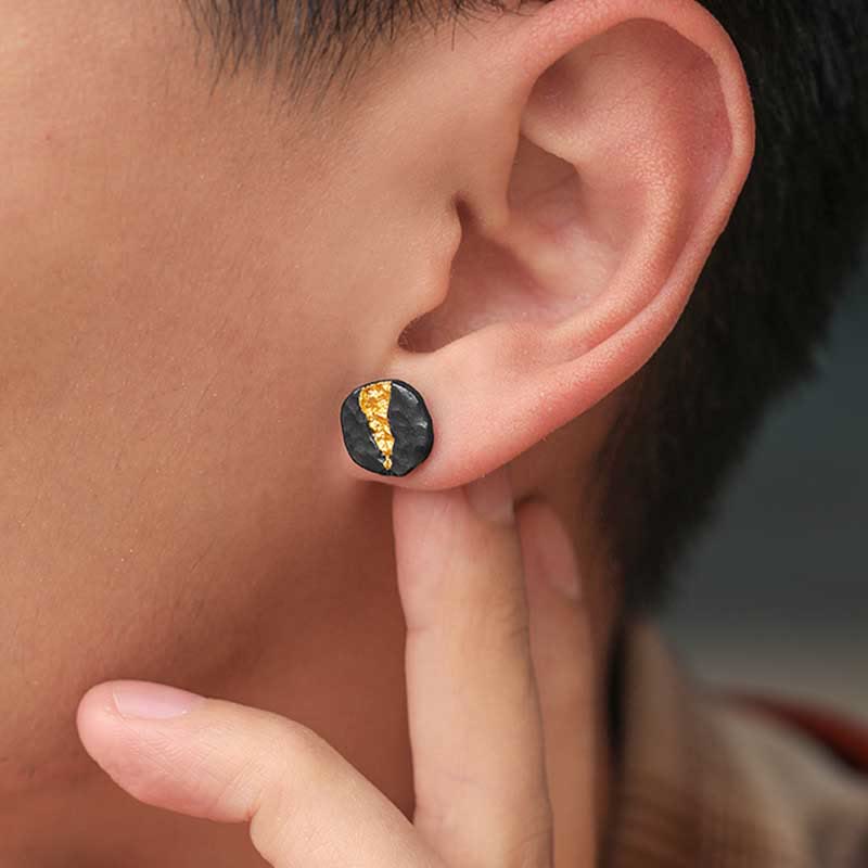 WorldNorse 999 Sterling Silver Moonlit Mountain Earrings - image 3