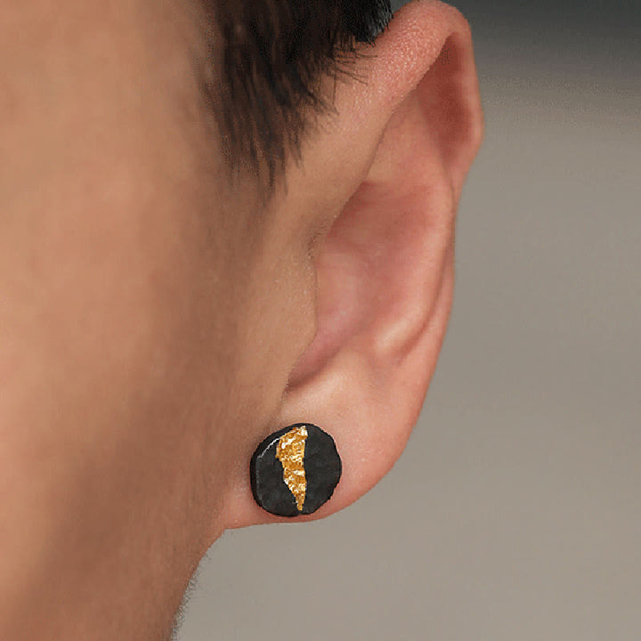 WorldNorse 999 Sterling Silver Moonlit Mountain Earrings - image 2