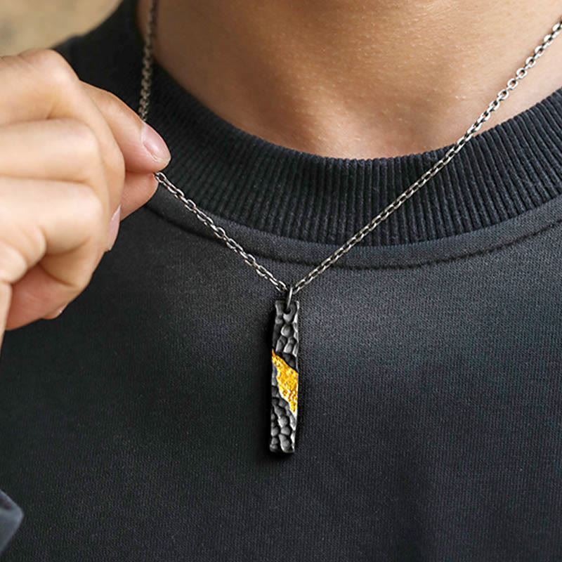 WorldNorse 999 Sterling Silver Moonlit Mountain Necklace - image 1