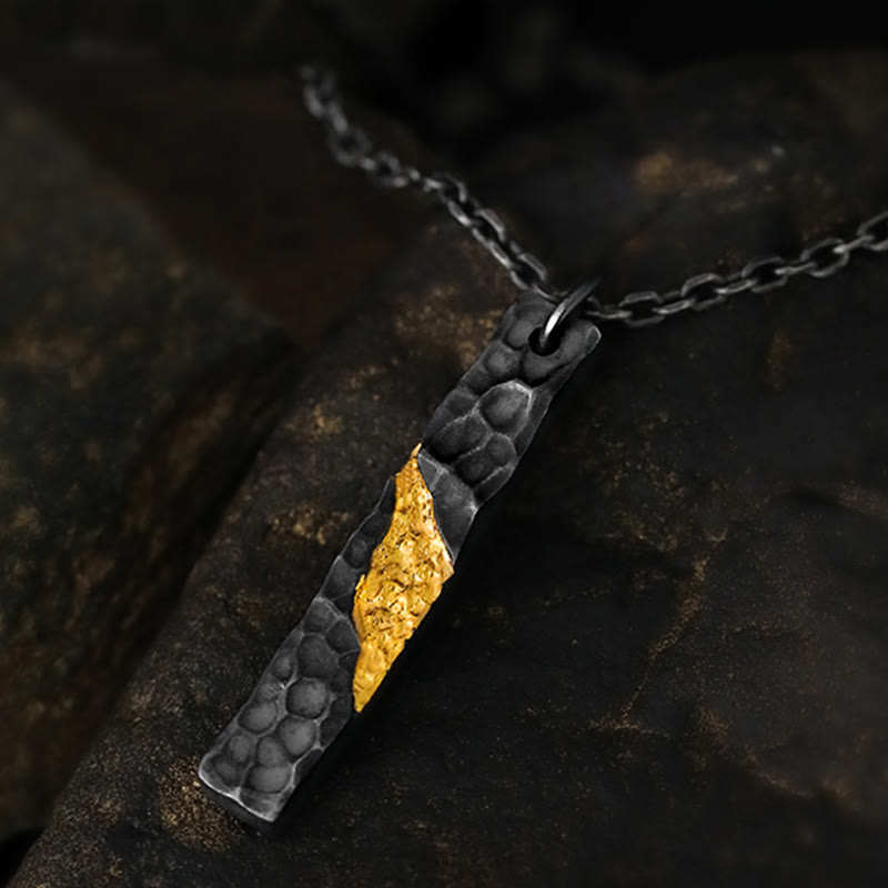 WorldNorse 999 Sterling Silver Moonlit Mountain Necklace - With 55cm Silver Chain - image 0