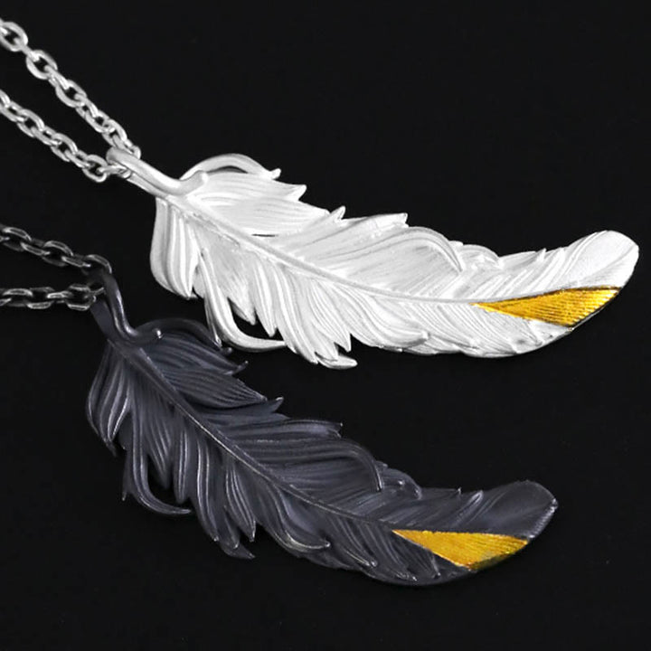 WorldNorse 999 Sterling Silver Feather Necklace - image 10
