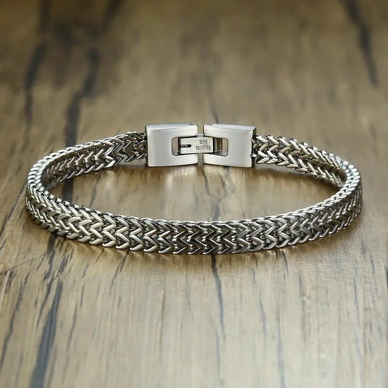 WorldNorse Stainless Steel Wheat Bracelet - image 12
