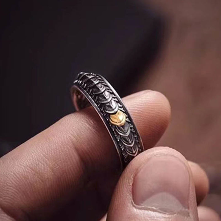 WorldNorse Vintage Dragon Scale Bracelet / Ring - image 11