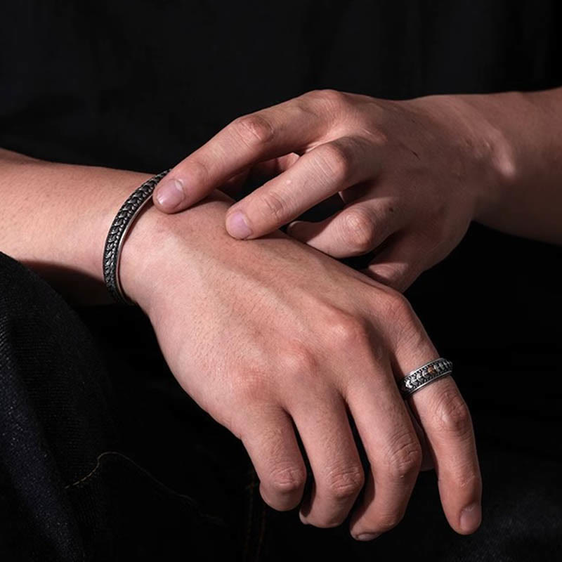 WorldNorse Vintage Dragon Scale Bracelet / Ring - image 24