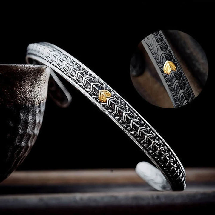 WorldNorse Vintage Dragon Scale Bracelet / Ring - Bracelet - image 0