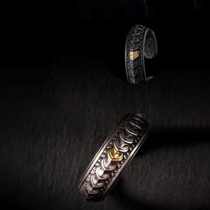 WorldNorse Vintage Dragon Scale Bracelet / Ring - image 15