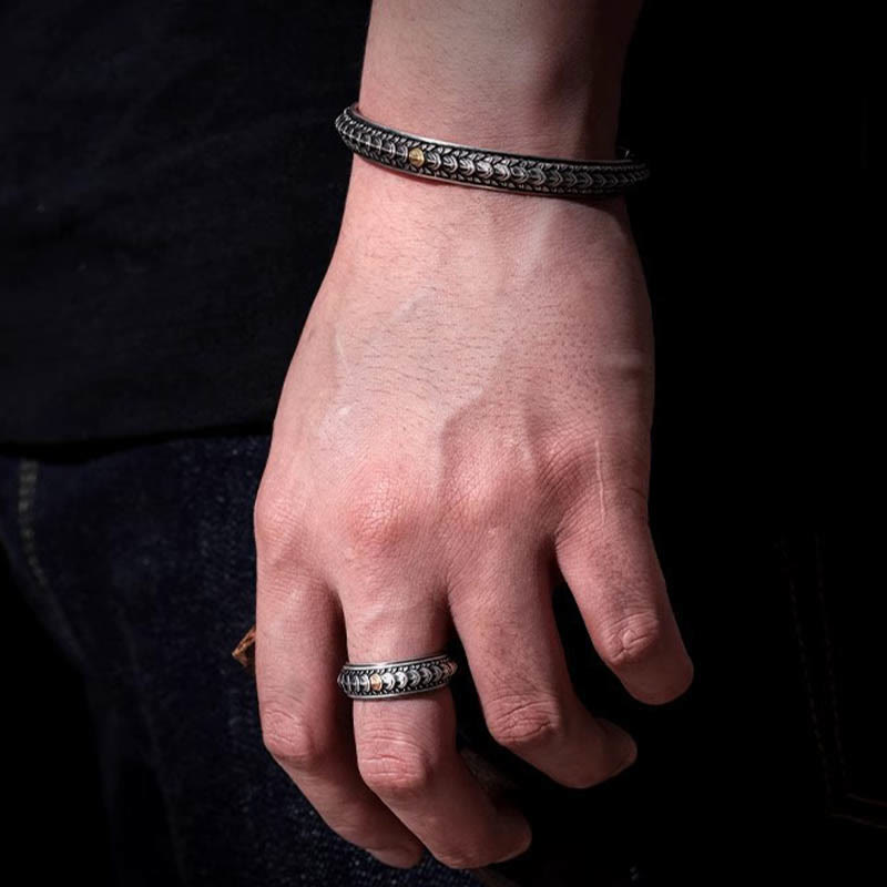 WorldNorse Vintage Dragon Scale Bracelet / Ring - image 22
