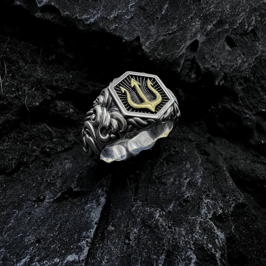 WorldNorse Poseidon Trident Battle Ring - image 3