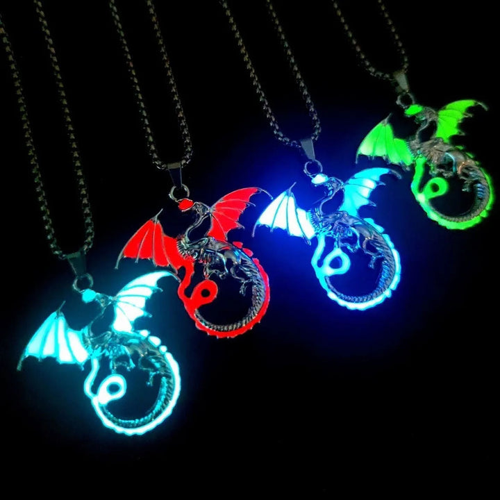 WorldNorse Luminous Flame Dragon Necklace - image 5