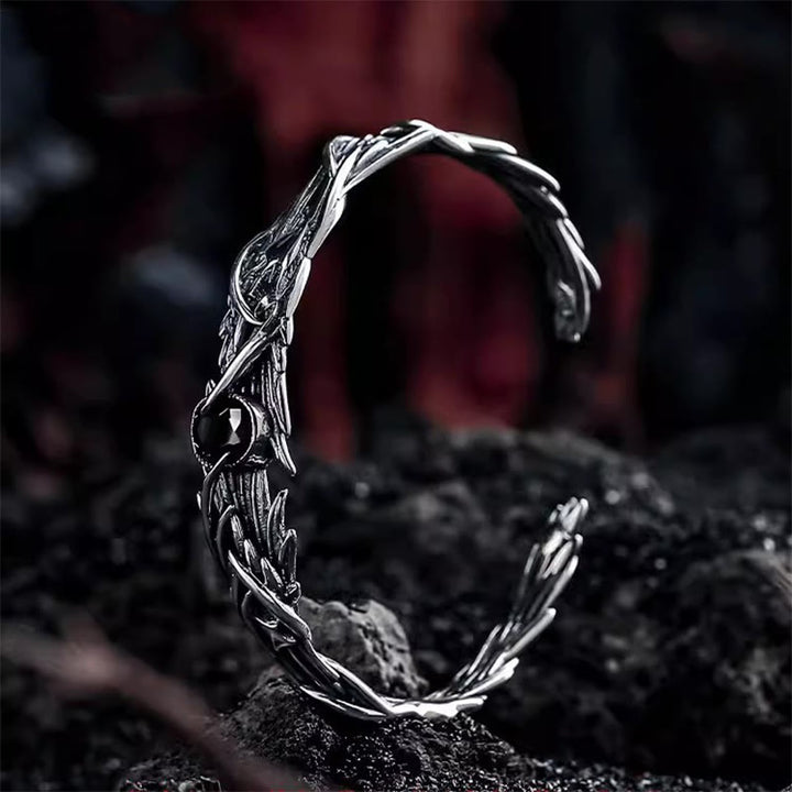 WorldNorse Dark Leaf Branch Bracelet - image 1