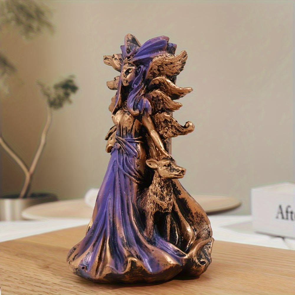 WorldNorse Hecate Greek Goddess of Magic With Hound Decor - image 3