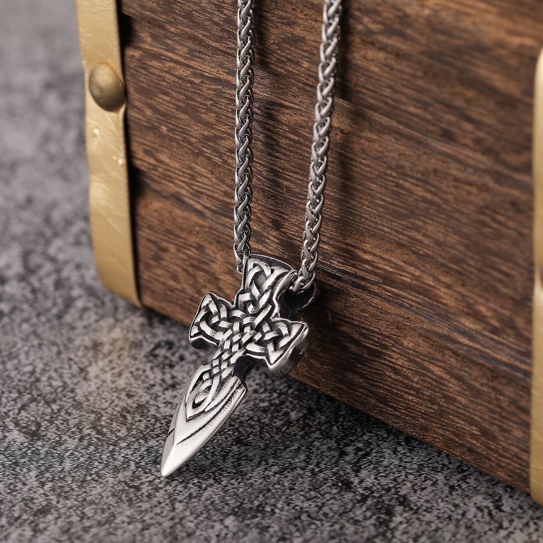 WorldNorse Celtic Knot Sword Necklace - image 4
