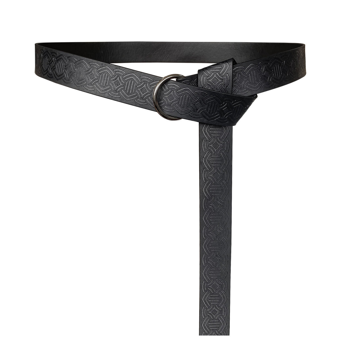 WorldNorse Vintage Embossed Leather Belt