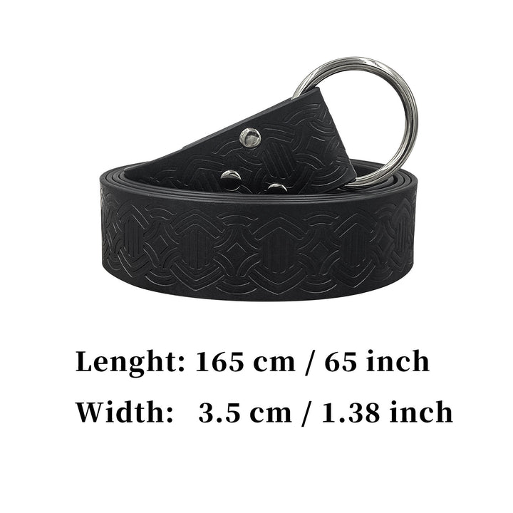 WorldNorse Vintage Embossed Leather Belt