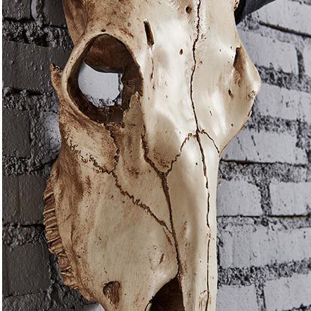 WorldNorse Ram Sheep Skull Wall Sculpture Decor - image 2