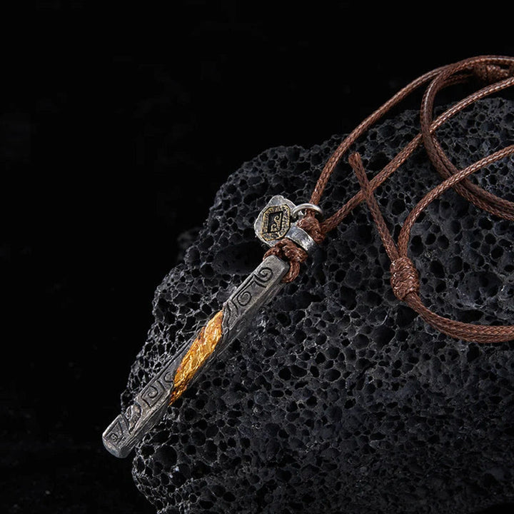 WorldNorse Prophet's Amulet Fire Necklace - image 4