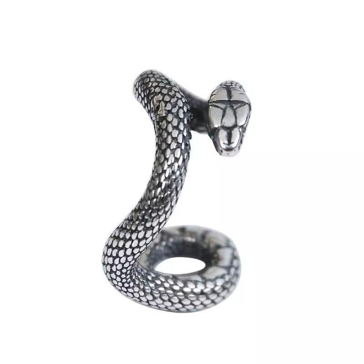 WorldNorse Gothic Coiled Snake Ear Cuffs - image 4