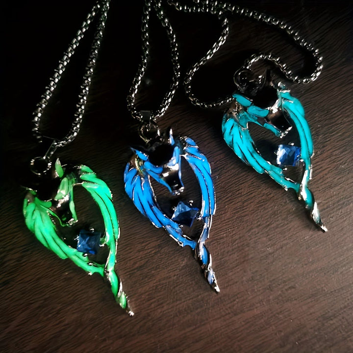 WorldNorse Night Light Wolf King Necklace - image 6