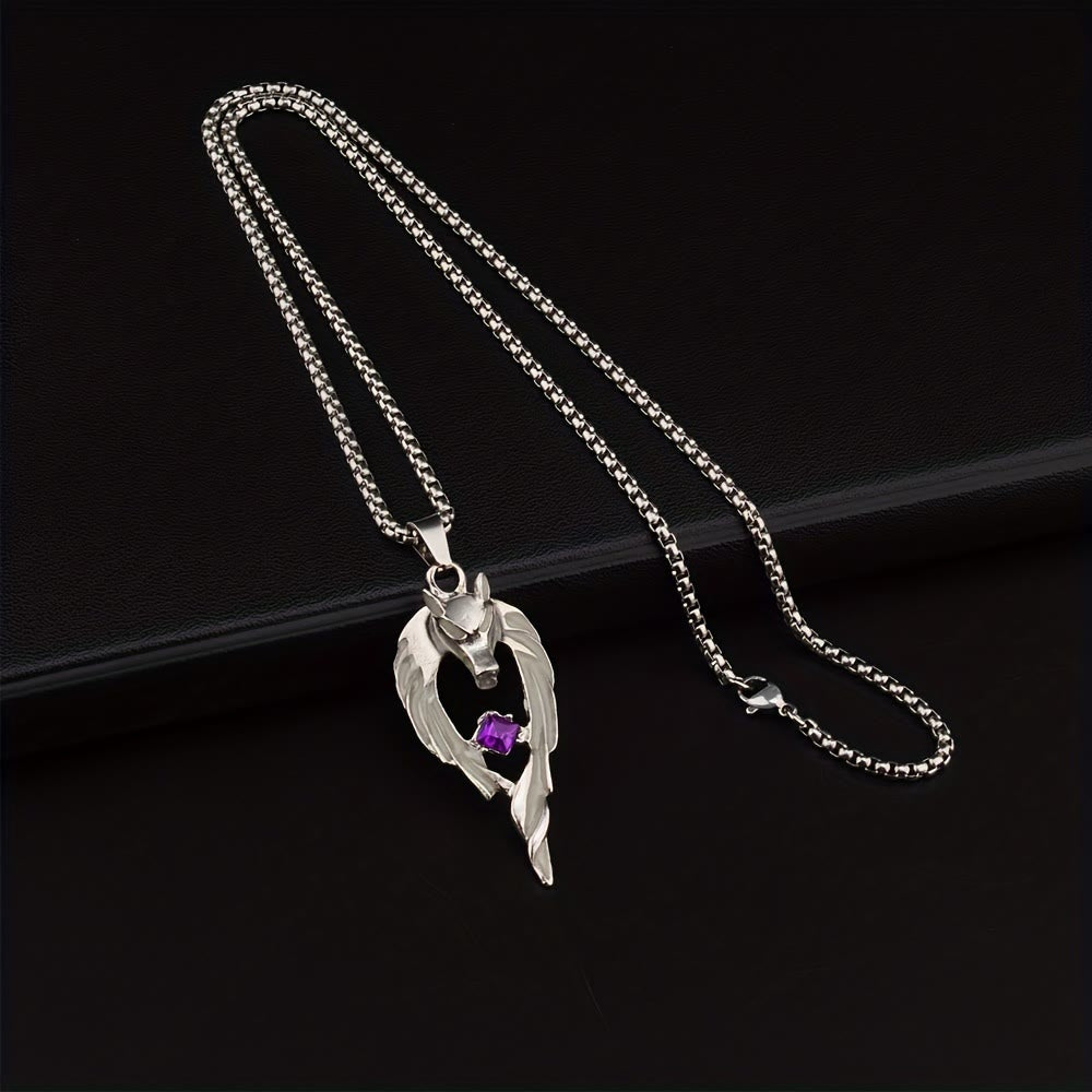 WorldNorse Night Light Wolf King Necklace - image 4