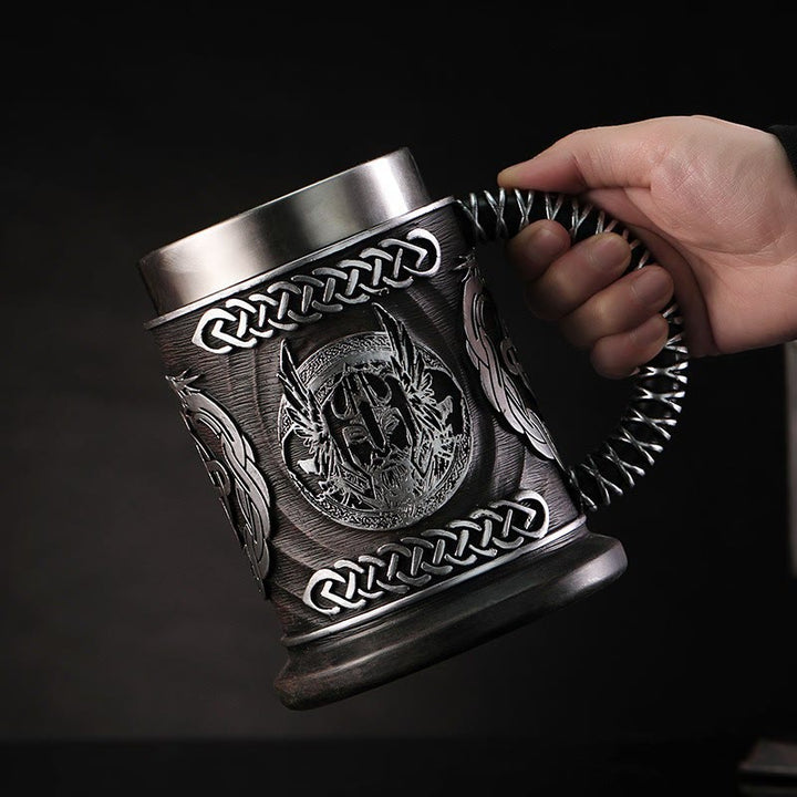 WorldNorse Viking Thor And Odin Celtic Knot Mug - Cup - image 0