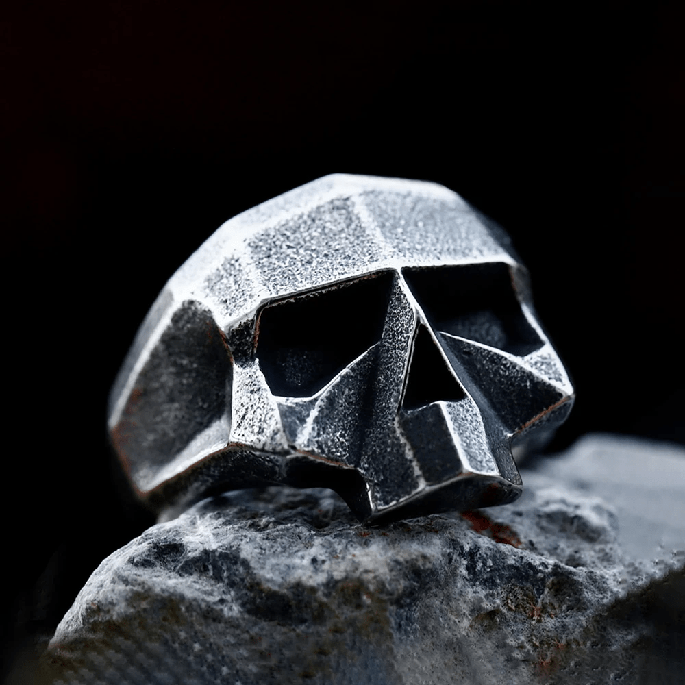 WorldNorse Hard Unique Design Skull Ring - UK Size Z（US 13) - image 0