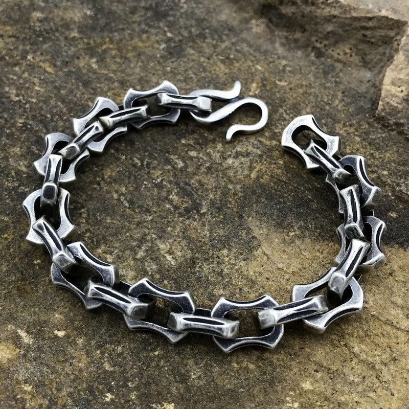 WorldNorse Unique Interlocking Link Chain Bracelet  - 22cm - image 0