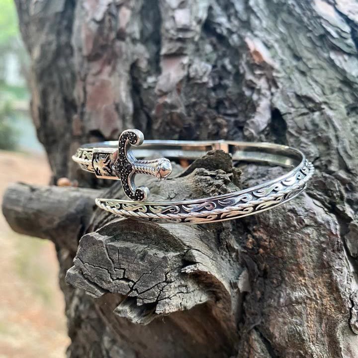 WorldNorse Retro Sword Stainless Steel Bracelet - image 4