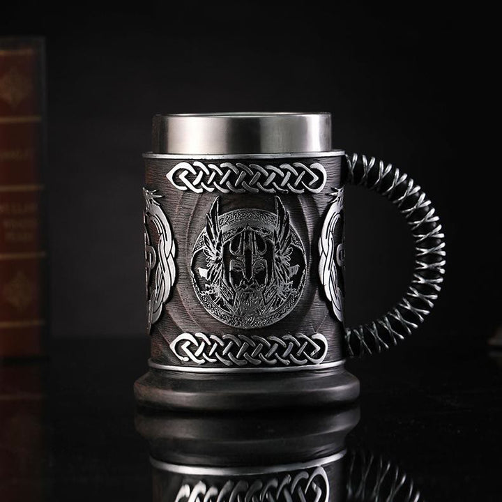 WorldNorse Viking Thor And Odin Celtic Knot Mug - image 4