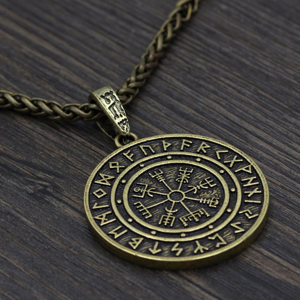 WorldNorse Vegvisir Rune Round Necklace - image 11