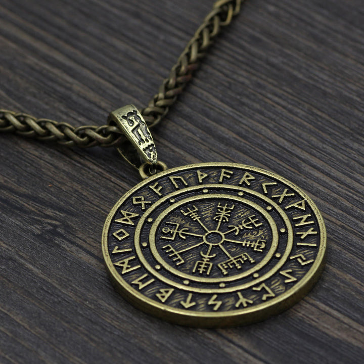WorldNorse Vegvisir Rune Round Necklace - image 11