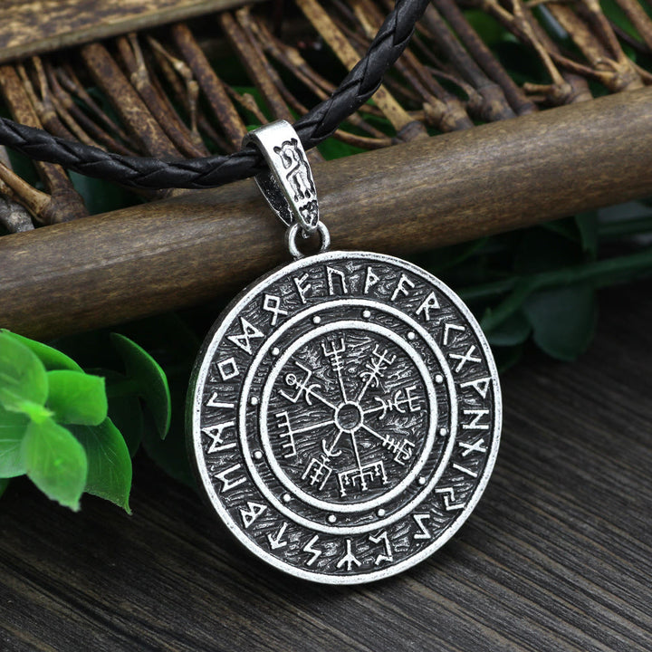 WorldNorse Vegvisir Rune Round Necklace - image 6