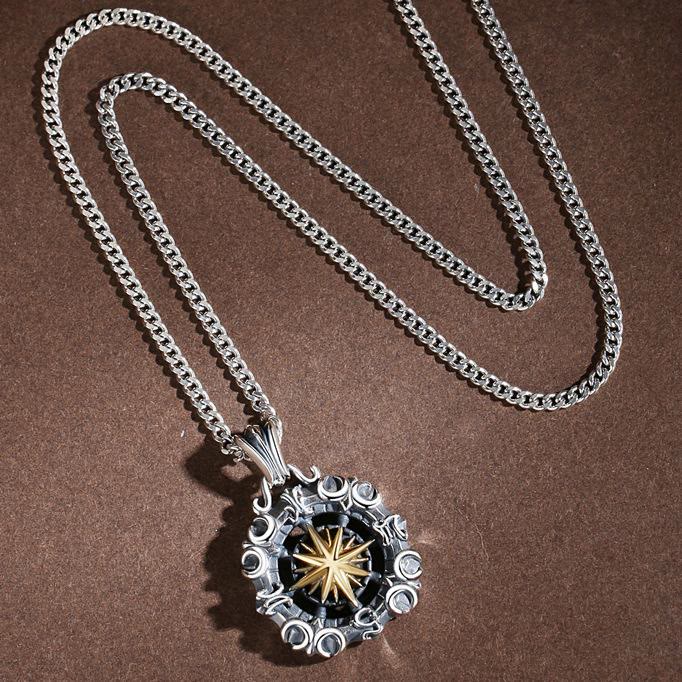 WorldNorse Celestial Constellation Compass Necklace - image 3