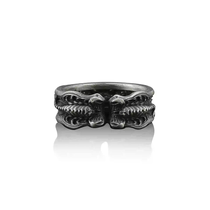 WorldNorse Scorpion Grip Carving Ring