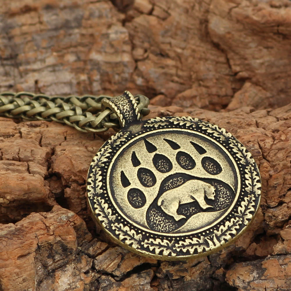 WorldNorse Viking Bear Paw Two Sided Necklace - image 3