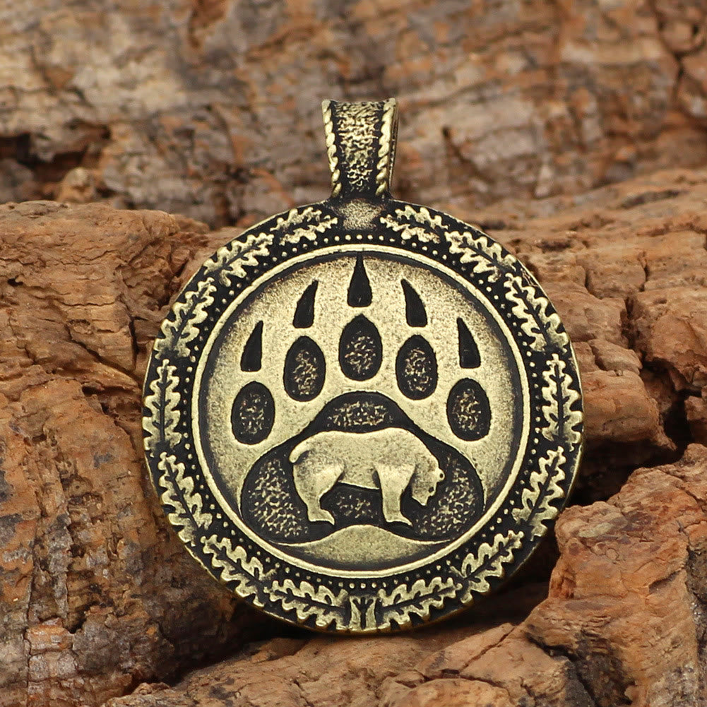 WorldNorse Viking Bear Paw Two Sided Necklace - image 4