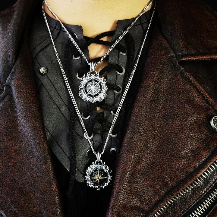 WorldNorse Celestial Constellation Compass Necklace - image 6