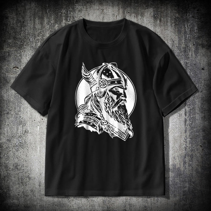 WorldNorse Viking Of God Warrior T-shirt - Black - 2XL - image 0
