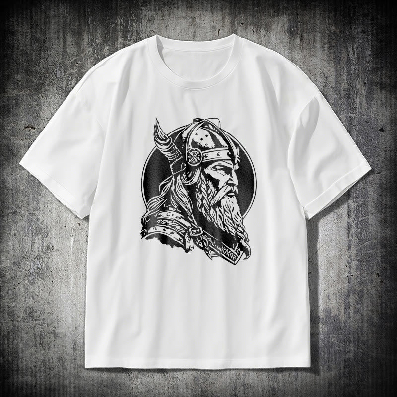 WorldNorse Viking Of God Warrior T-shirt - White - 2XL - image 9