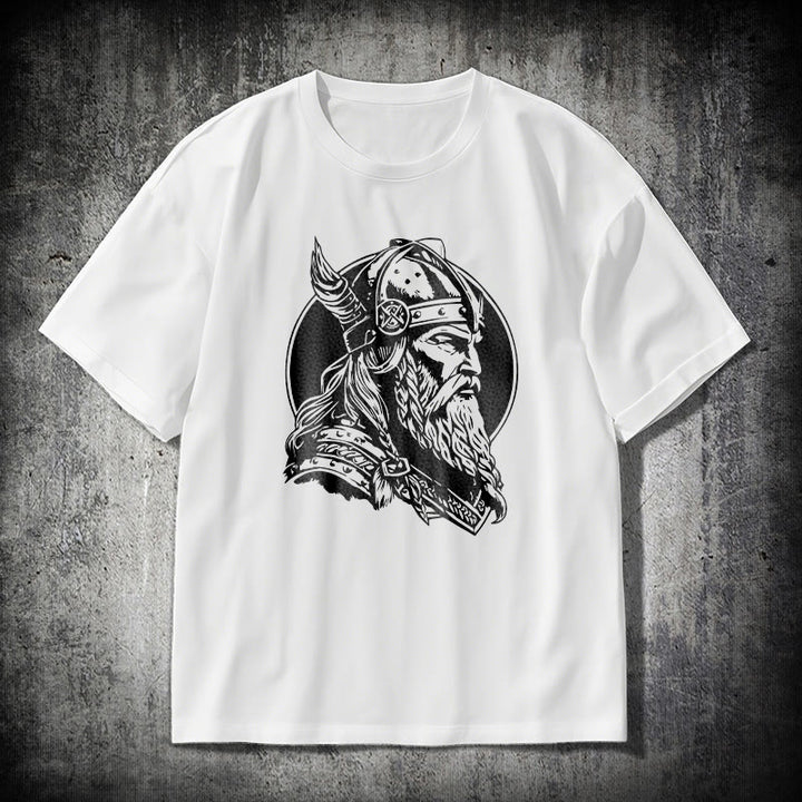 WorldNorse Viking Of God Warrior T-shirt - White - 2XL - image 9