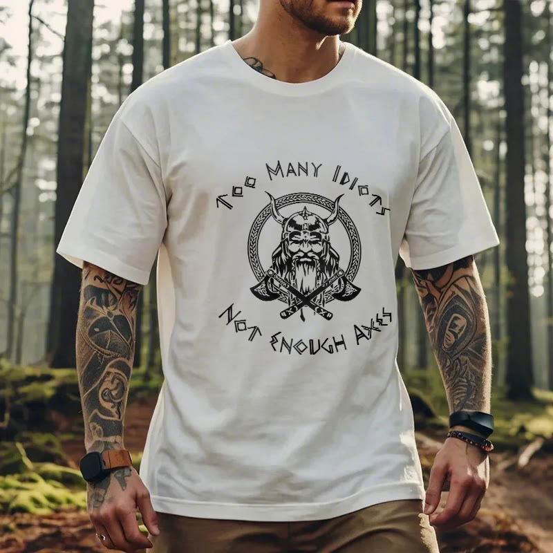 WorldNorse Viking Rune With Warrior Axe T-shirt - image 13
