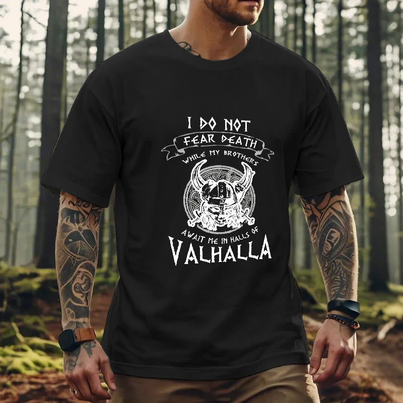 WorldNorse Do Not Fear Death Valhalla T-shirt - image 4