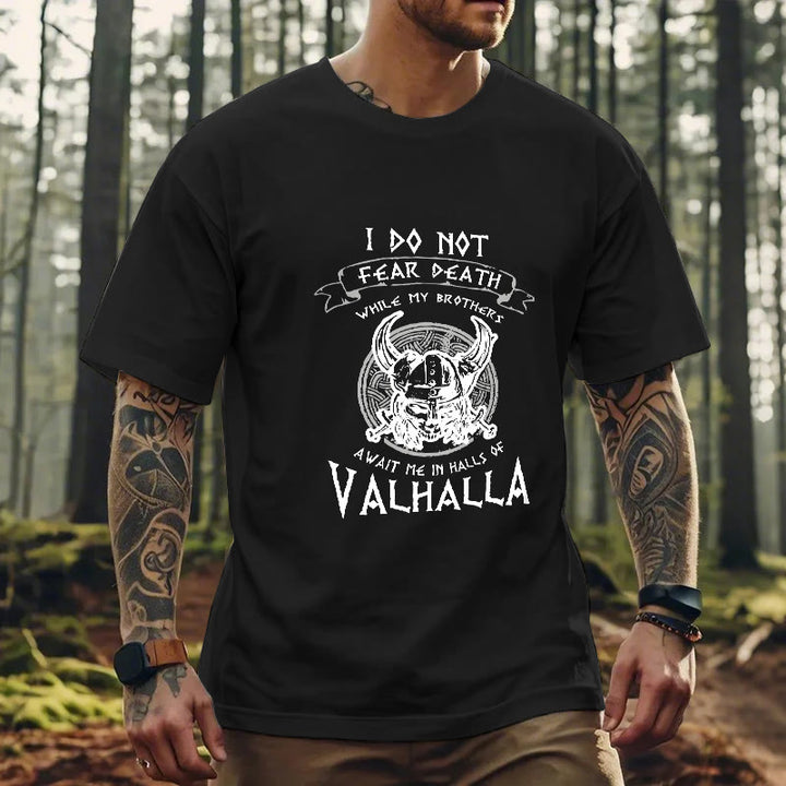 WorldNorse Do Not Fear Death Valhalla T-shirt - image 4